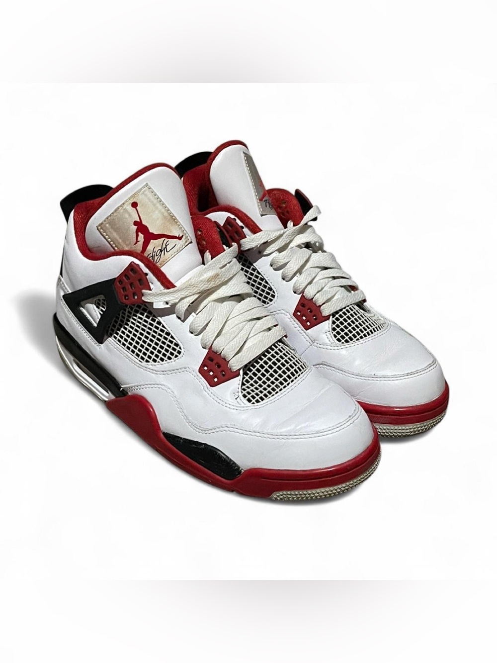 Jordan Air Jordan 4 Retro Fire Red 2012 White/Red/Black Men Sneaker beat